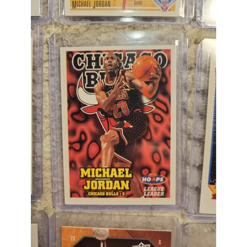 Michael Jordan Lot 9 Cards upper deck Chicago Bulls Basketball Cards